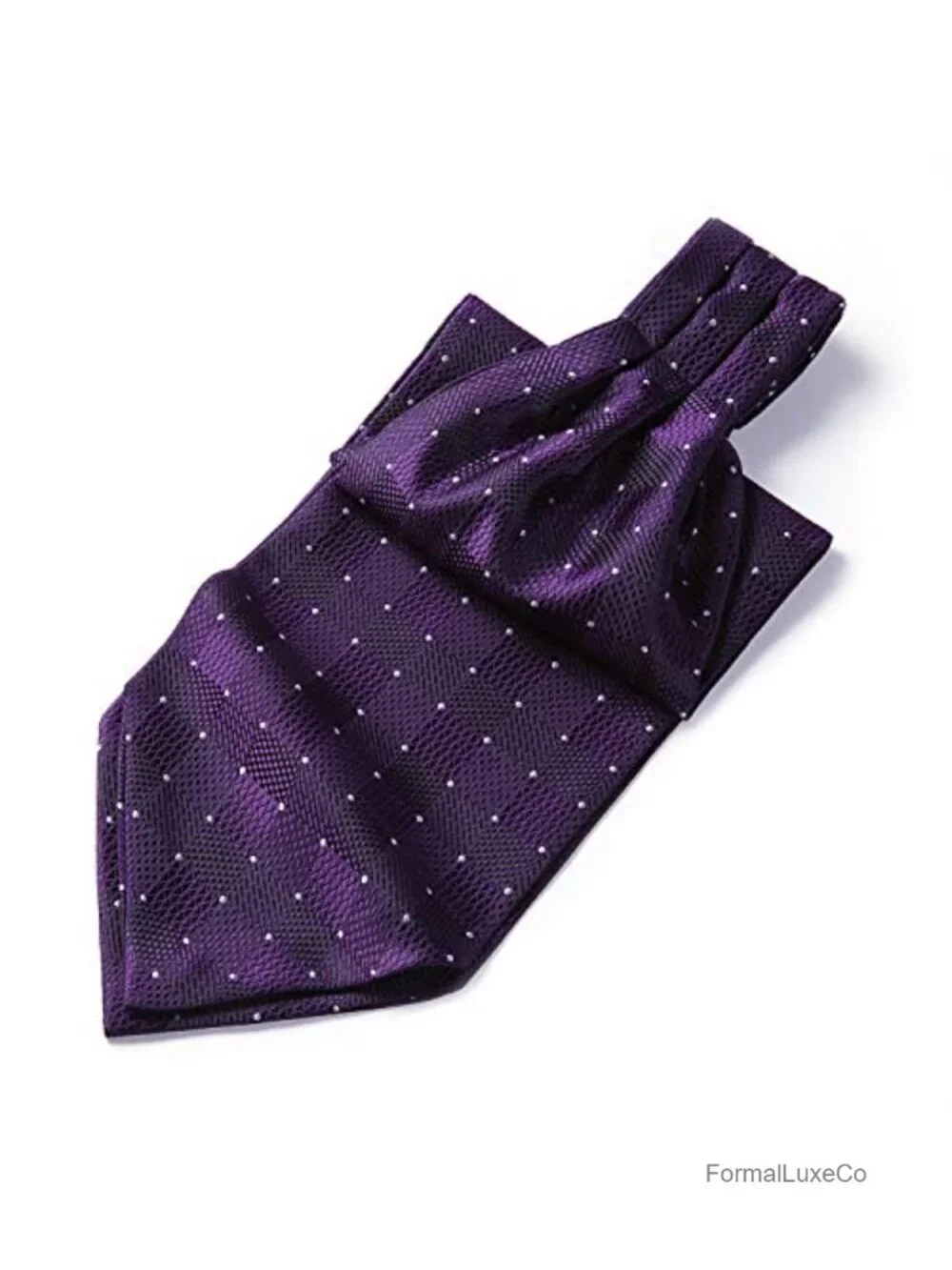 Silk Blend Ascot Tie Men's Cravat Scarf Formal Wedding Party Accessory